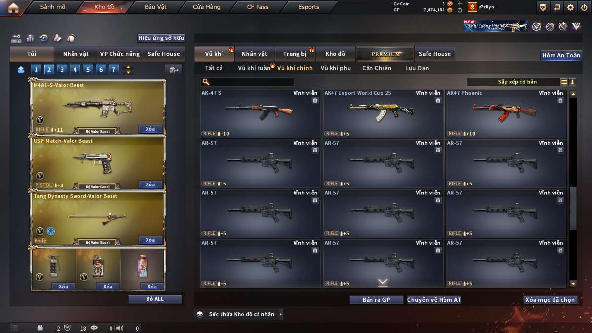 shop acc cf uy tin gia re